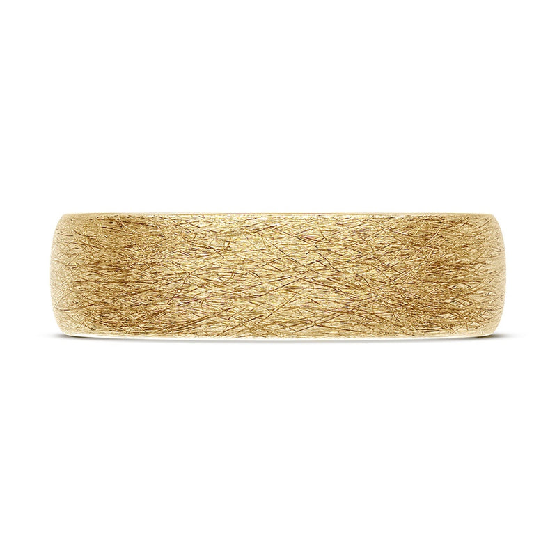 Classic Rounded in Brushed Finish Wedding Band