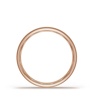Classic Rounded in Satin Finish Wedding Band