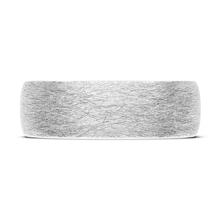 Classic Rounded in Brushed Finish Wedding Band