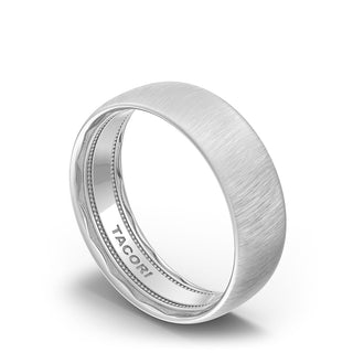 Classic Rounded in Satin Finish Wedding Band