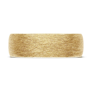 Classic Rounded in Brushed Finish Wedding Band