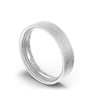 Classic Flat in Brushed Finish Wedding Band