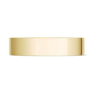 Classic Flat in High Polish Finish Wedding Band