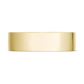 Classic Flat in High Polish Finish Wedding Band