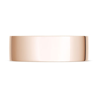 Classic Flat in High Polish Finish Wedding Band