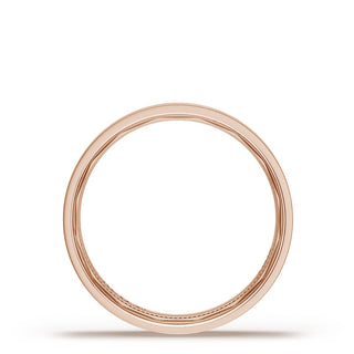 Classic Flat in High Polish Finish Wedding Band