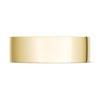 Classic Flat in High Polish Finish Wedding Band