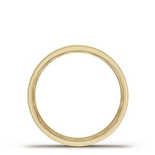 Classic Flat in High Polish Finish Wedding Band