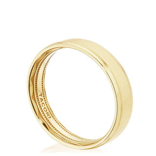 Classic Bevel Edge in Satin Finish Wedding Band