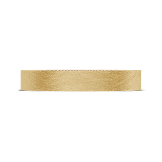 Classic Two-Tone Flat Wedding Band in Brushed Finish