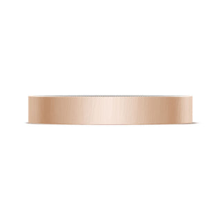 Classic Two-Tone Flat Wedding Band in Satin Finish