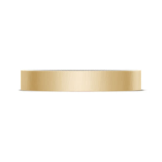 Classic Two-Tone Flat Wedding Band in Satin Finish