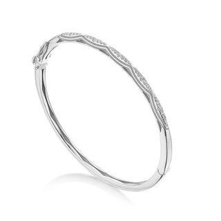 Bangle, Single Row Diamond, 3mm