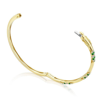 Bangle, Pulse Diamond & Emerald, 3.25mm