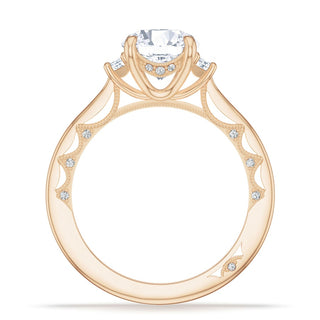 Round 3-Stone Engagement Ring