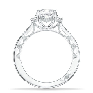 Cushion 3-Stone Engagement Ring