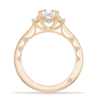Cushion 3-Stone Engagement Ring