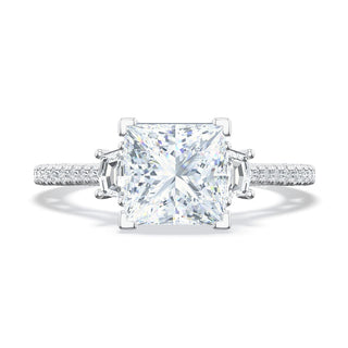 Princess 3-Stone Engagement Ring