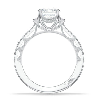 Emerald 3-Stone Engagement Ring