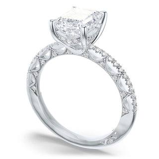 Emerald Solitaire Engagement Ring