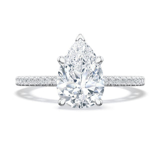 Pear Solitaire Engagement Ring