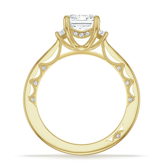 Emerald 3-Stone Engagement Ring