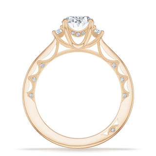 Oval 3-Stone Engagement Ring