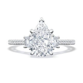 Pear 3-Stone Engagement Ring