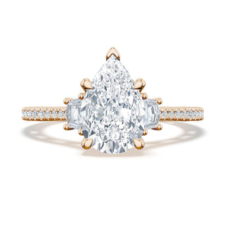 Pear 3-Stone Engagement Ring