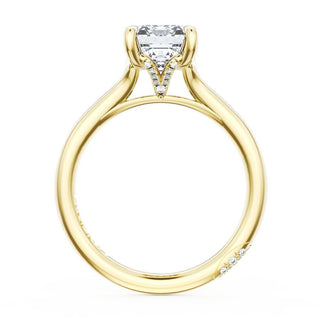 Emerald Solitaire Engagement Ring