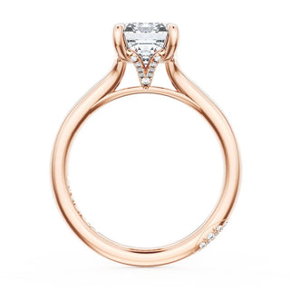 Emerald Solitaire Engagement Ring
