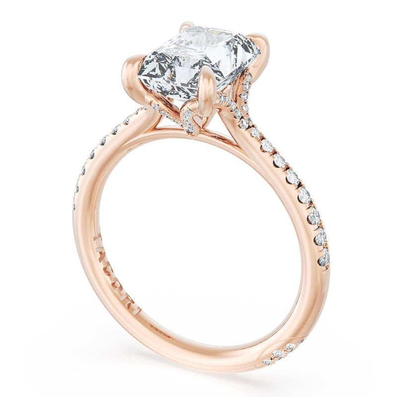 Radiant Solitaire Engagement Ring