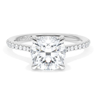 Cushion Solitaire Engagement Ring