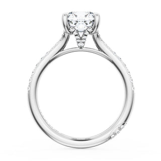 Cushion Solitaire Engagement Ring