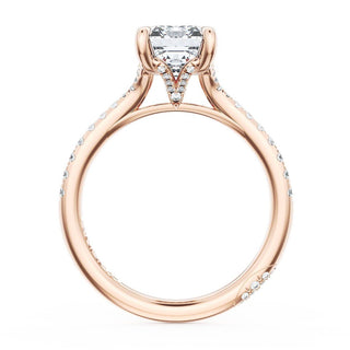Emerald Solitaire Engagement Ring