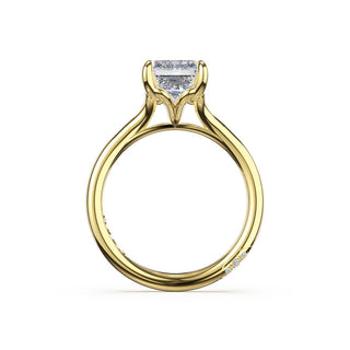 Emerald Solitaire Engagement Ring