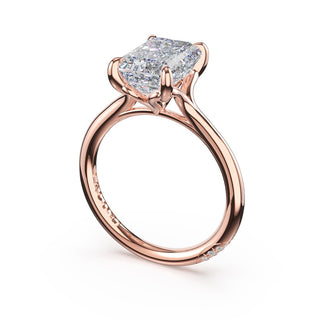 Emerald Solitaire Engagement Ring
