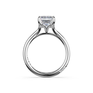 Emerald Solitaire Engagement Ring