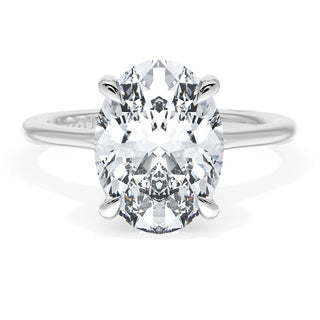 Oval Solitaire Engagement Ring