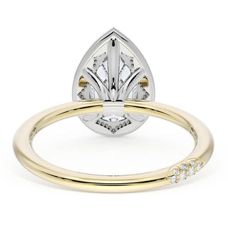Pear Bloom Engagement Ring