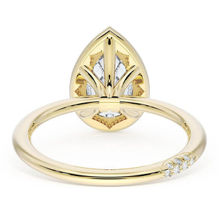 Pear Bloom Engagement Ring