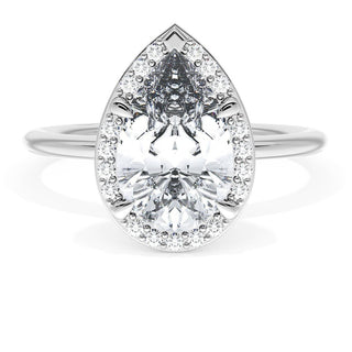Pear Bloom Engagement Ring