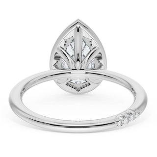 Pear Bloom Engagement Ring