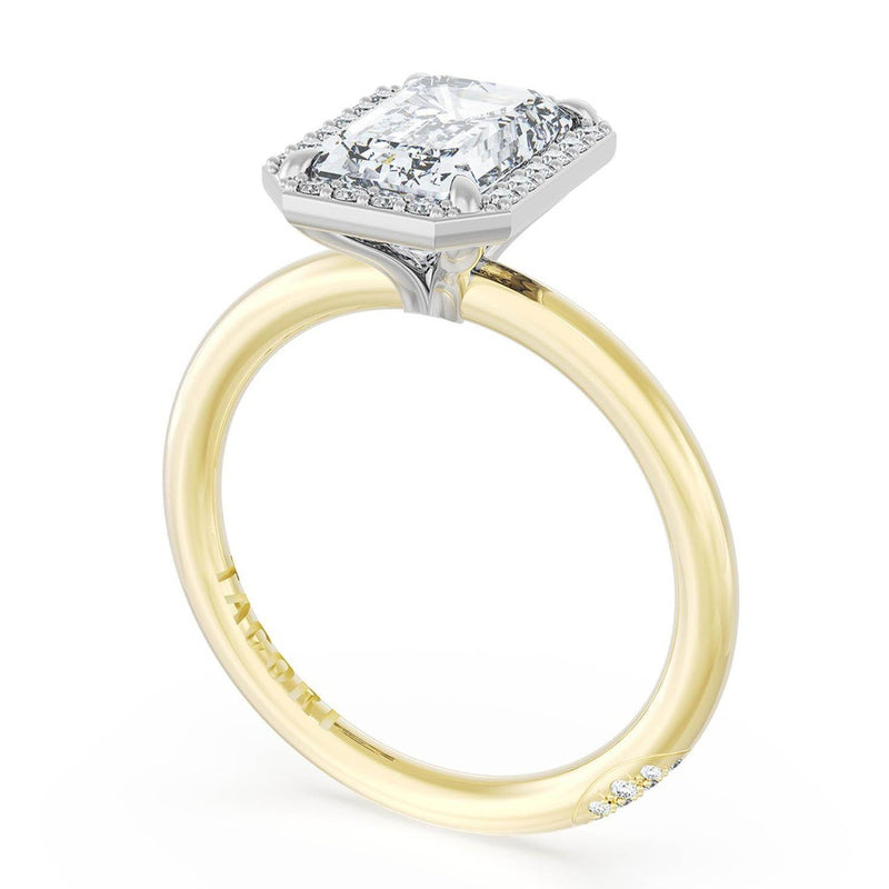Emerald Bloom Engagement Ring
