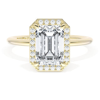 Emerald Bloom Engagement Ring