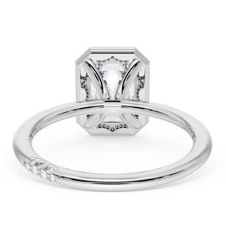 Emerald Bloom Engagement Ring