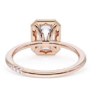 Emerald Bloom Engagement Ring