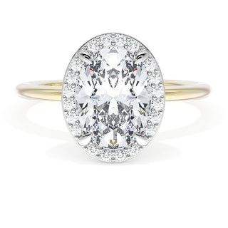 Oval Bloom Engagement Ring