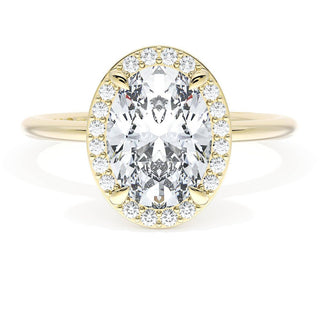 Oval Bloom Engagement Ring