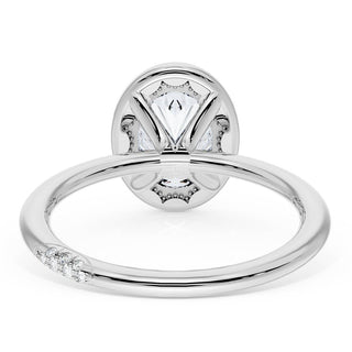 Oval Bloom Engagement Ring